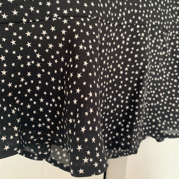 J. Crew printed star mini skirt, black ivory - Picture 3 of 10